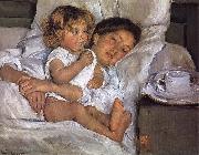 Mary Cassatt, Breakfast on bed